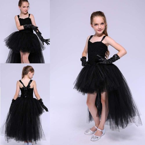  AQTOPS Pageant Party Dress for Girls Halloween Princess Dresses with Train