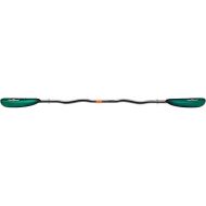 AQUA BOUND Tango Fiberglass Bent Shaft 2-Piece Kayak Paddle-GreenTide-230cm