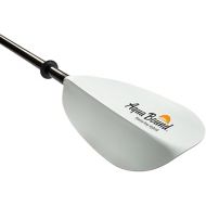 AQUA BOUND Manta Ray Hybrid Kayak Paddle - Carbon Shaft/Composite Blade, 2 Piece (Versa-Lok), White, 240-255 cm