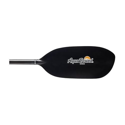  AQUA BOUND Shred Carbon Whitewater 1-Piece Kayak Paddle