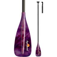 AQUA-BOUND Malta Fiberglass Stand Up Paddle, 2-Piece Berry Purple 70-80