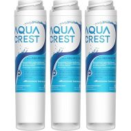 AQUACREST GXRLQR Undersink Inline Water Filter, NSF 42 Certified, Reduces Chlorine, Taste&Odor, Replacement for GE SmartWater Twist and Lock in-Line GXRLQR Water Filter (Pack of 3)
