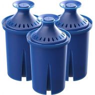 AQUA CREST Water Filter, Intended for Brita® Elite® Water Filter, Pitchers and Dispensers, Everyday, UltraMax, Metro+, XL and More, Lasts 6 Months, 3 Pack