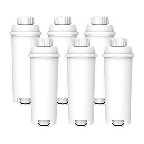  AquaCrest AQK-11 Kompatibel Kaffee-Maschine Wasserfilter Ersatz fuer DeLonghi DLSC002, SER3017 & 5513292811 - inklusive verschiedener Modelle von ECAM, ESAM, ETAM (6)
