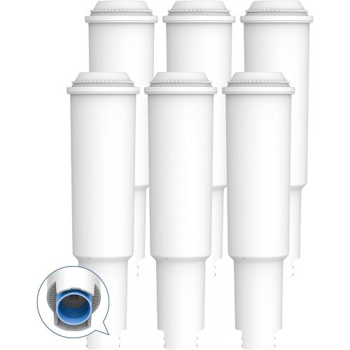  AQUACREST Claris White TUEV SUED Certified Coffee Machine Water Filter, Compatible with Jura Clearyl White, 64553, 7520, 60209, 68739, 62911 - Including Various Models of Nespresso,