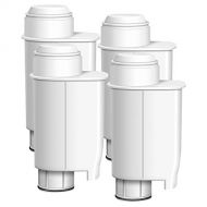 AQUACREST Intenza+ TUEV SUED Certified Coffee Water Filter, Compatible with Brita Intenza+, Philips, Saeco, CA6702/00, Intenza Coffee Water Filter, Gaggia Mavea Intenza (Pack of 4)