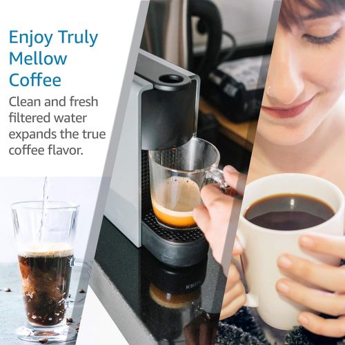  AQUACREST Intenza+ TUEV SUED Certified Coffee Water Filter, Compatible with Brita Intenza+, Philips, Saeco, CA6702/00, Intenza Coffee Water Filter, Gaggia Mavea Intenza (Pack of 4)