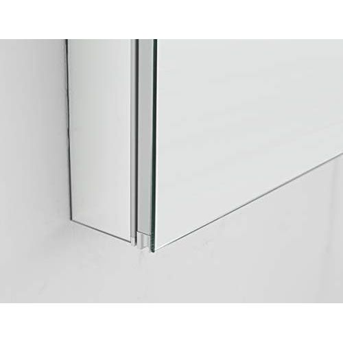  AQUADOM 24in x 30in x 5in Royale Medicine Mirror Glass Cabinet for Bathroom