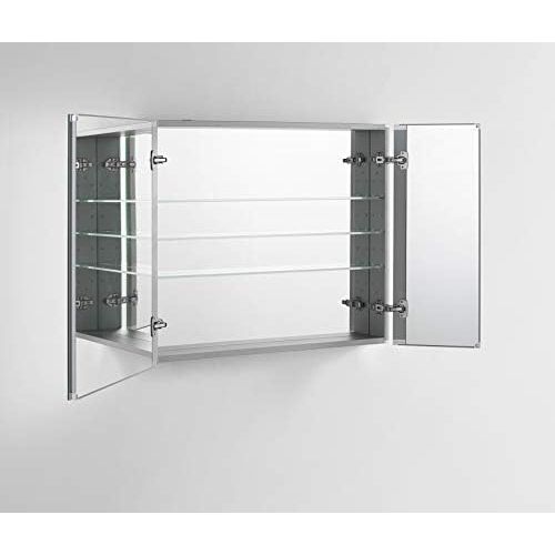  AQUADOM 24in x 30in x 5in Royale Medicine Mirror Glass Cabinet for Bathroom