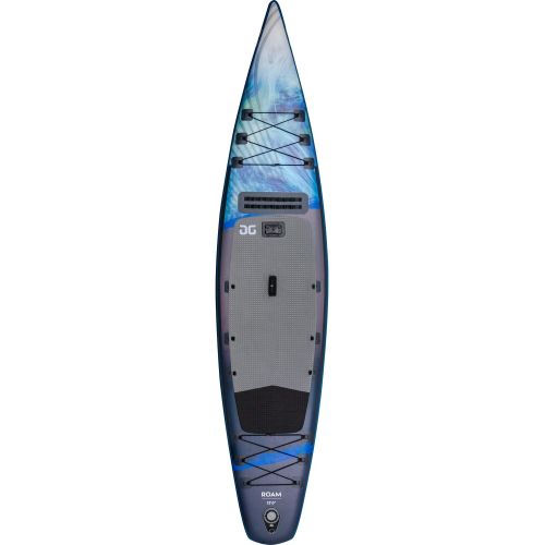  AQUAGLIDE Inflatable Stand Up Paddle Board with Premium SUP Accessories - Backpack, Leash, and Hand Pump - Roam 12.5' ISUP, Multicolor (585421104)