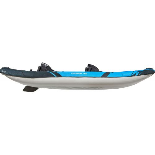  AQUAGLIDE Chinook 100 Inflatable Kayak, 1-2 Person, Multicolor, Medium