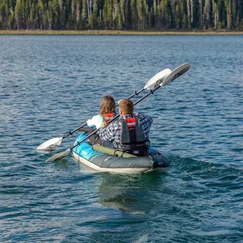  AQUAGLIDE Chinook 100 Inflatable Kayak, 1-2 Person, Multicolor, Medium