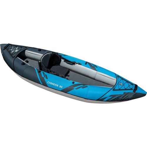  AQUAGLIDE Chinook 90 Inflatable Kayak, 1 Person, Multicolor, Medium