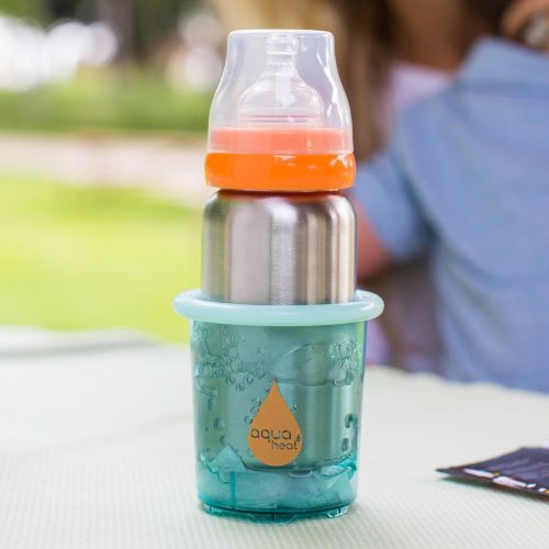  AQUAHEAT Innobaby Aquaheat Stainless Steel Baby Bottle and Travel Bottle Warmer Set. BPA Free.