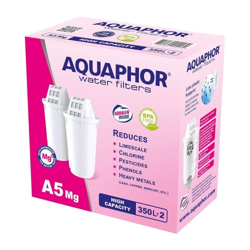  Brand: AQUAPHOR Aquapor Provence White Includes 1 A5 Filter Cartridge Premium Glass Effect Water Filter for Reducing Limescale Chlorine & Heavy Metals Plastic Volume 4.2 L