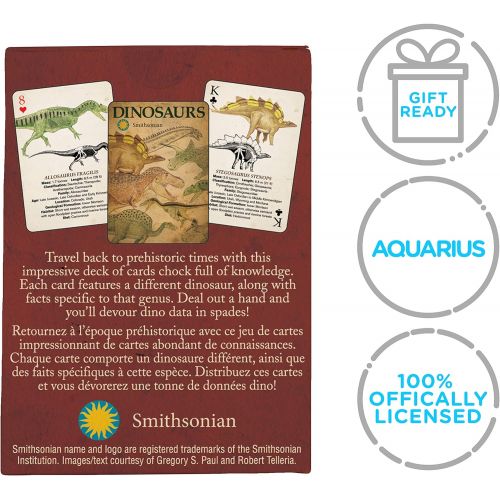  Aquarius Smithsonian Dinosaur Playing Cards