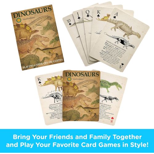  Aquarius Smithsonian Dinosaur Playing Cards