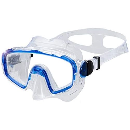  AQUAZON Shark Junior Medium Schnorchelbrille, Taucherbrille, Schwimmbrille, Tauchmaske fuer Kinder, Jugendliche von 7-14 Jahren, Tempered Glas, sehr robust, tolle Passform