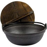 ARAYACY Gusseisen-Kocher Gusseisen-Suppe Shabu-Shabu/Eintopf Eintopf-Topf Old Iron Pot Kochtopf Simmer Pot