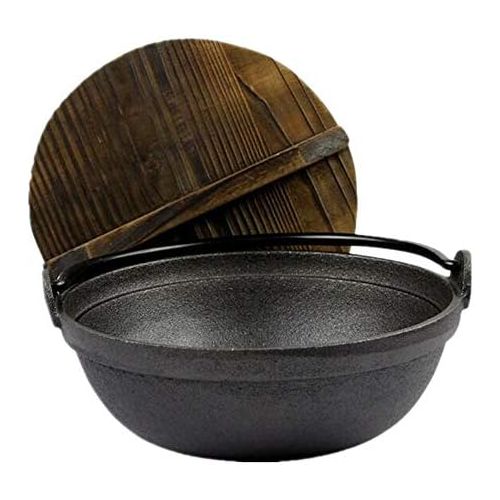  ARAYACY Gusseisen-Kocher Gusseisen-Suppe Shabu-Shabu/Eintopf Eintopf-Topf Old Iron Pot Kochtopf Simmer Pot