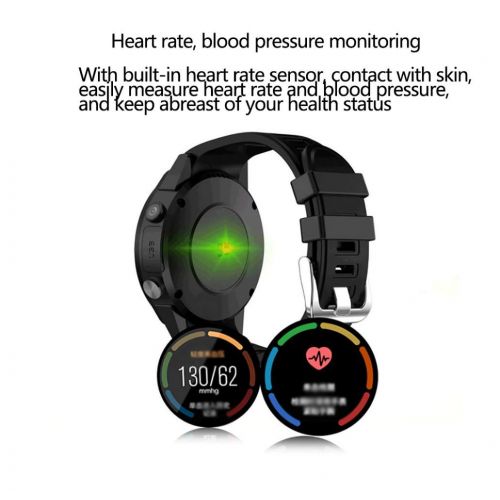  ARAYACY Health Tracker Mit Herzmonitor Und Blutdruck - Smart Watch GPS-Positionierung Herzfrequenz HoeHe TemperaturueBerwachung Sportuhr Smart Armband,Blue