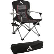 ARB 10500111A Camping Chair Incl. Extruded Aluminum Armrests/Locking Catches/Drink Holder Side Tray/Side Pocket/Magazine Pocket/Carry Bag Camping Chair캠핑 의자
