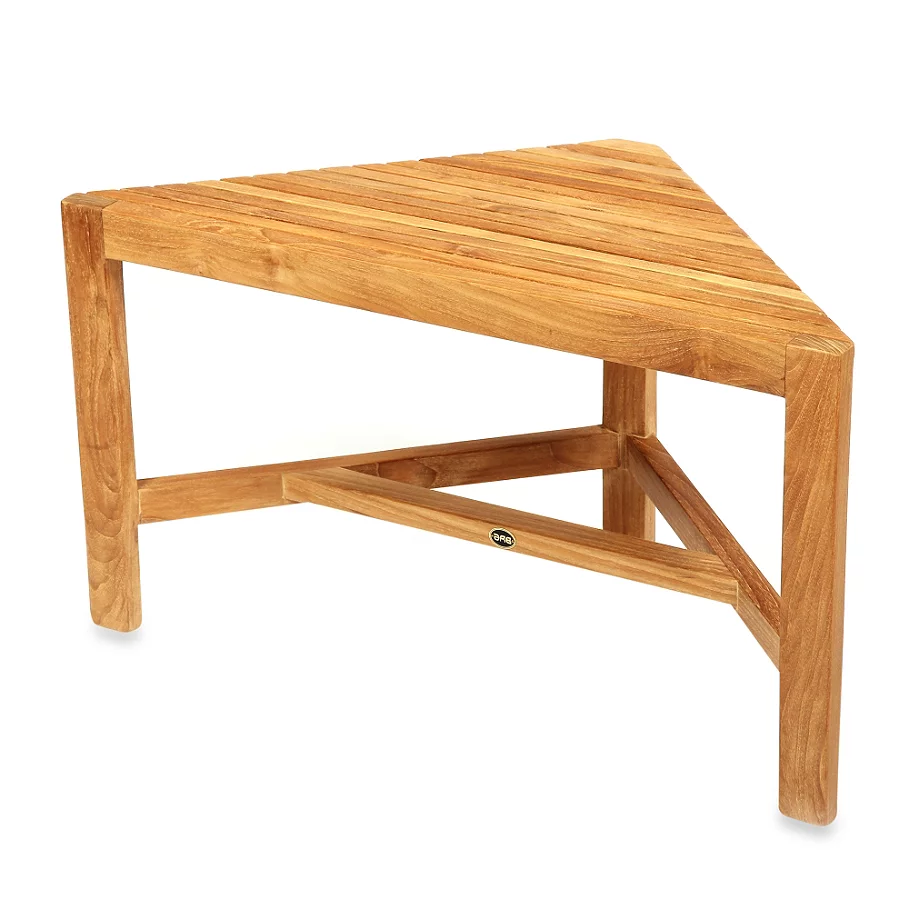 ARB Teak & Specialties Fiji Teak Corner Shower Bench