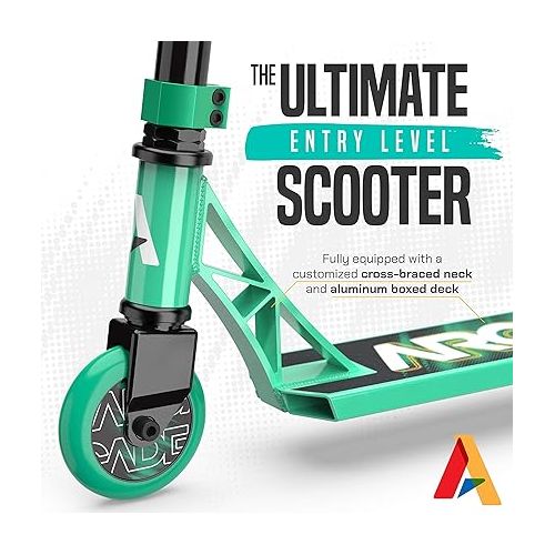  ARCADE Rogue BMX Pro Scooter - Skatepark Scooter for Tricks - Scooter Pro Trick Scooters - Beginner Stunt Scooters for Kids & Pre Teens Ages 7 Years & Up - Boys & Girls Colors