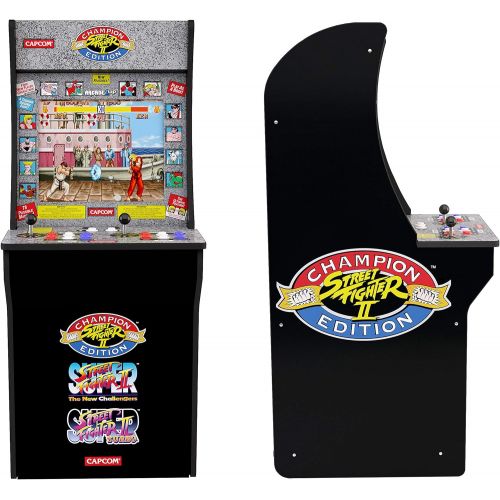  [아마존 핫딜]  [아마존핫딜]ARCADE1UP Arcade1Up Street Fighter - Classic 3-in-1 Home Arcade, 4Ft