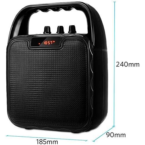  [아마존 핫딜] [아마존핫딜]ARCHEER Portable PA Speaker System, bluetooth Speaker with Microphone, Karaoke Machine Voice Amplifier Handheld Mic Perfect for Party,Karaoke and other Outdoors and Indoors Activit