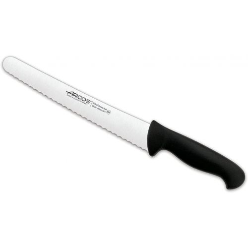  Arcos 2900 Range 10-Inch Pastry Serrated Knife, Black