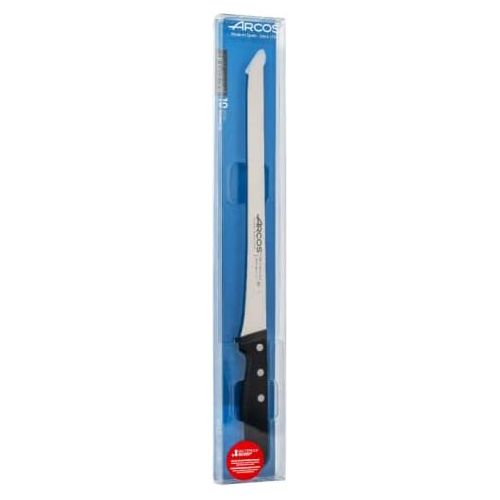  ARCOS Series Universal - Slicing Knife Ham Knife - Blade Nitrum Stainless Steel 11 - Handle Polyoxymethylene (POM) Black Color,standard,281904