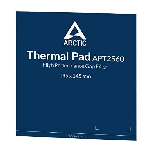  [아마존 핫딜]  [아마존핫딜]ARCTIC Thermal Pad  Exzellente Warmeleitung durch Silikon und speziellen Fueller, geringe Harte - Idealer Gap-Filler - sehr einfache Installation, sichere Handhabung Groesse: 145x145