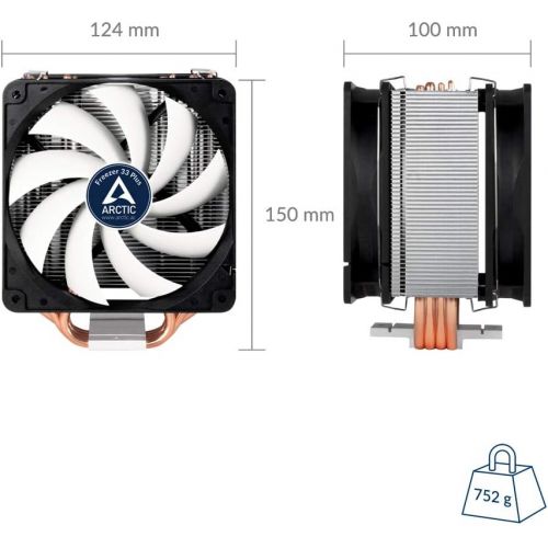  ARCTIC Arctic Freezer 33 Penta Semi Passive CPU Cooler Designed with Professional Gamers Model ACFRE00037A