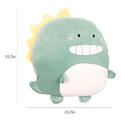  [아마존베스트]ARELUX Soft Dinosaur Plush Hugging Pillow Cute Stuffed Animal Toy Kids Gifts for Birthday, Valentine, Christmas