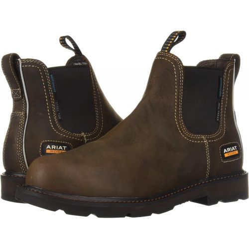  ARIAT Mens Groundbreaker Chelsea Waterproof Steel Toe Work Boot