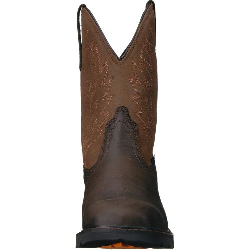  ARIAT Mens Groundbreaker Wide Square Toe Waterproof Work Boot