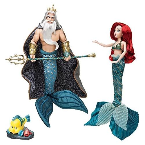  ARIEL Ariel and Triton Doll Set - Disney Designer Fairytale Collection - Limited Edition