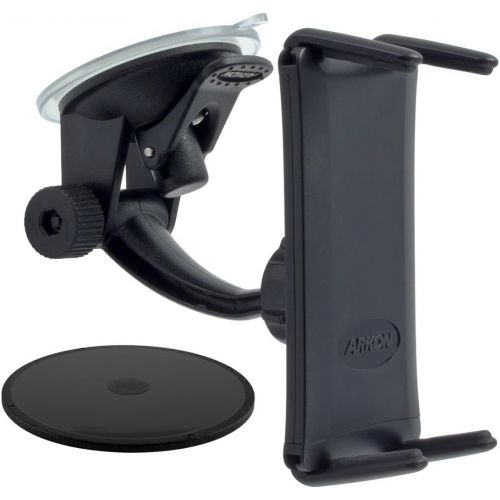  [아마존베스트]Arkon Windshield Dash Phone Car Mount for iPhone XS Max XS XR X 8 Galaxy S10 S9 Note 9 iPad mini Retail Black