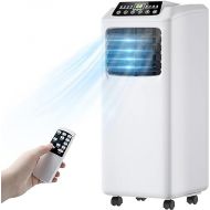 ARLIME Portable Air Conditioners 8000BTU, 3-in-1 Air Cooler with Dehumidifier & Fan Modes, Remote Control, Standing AC Unit for Rooms Up to 230 sq.ft, White