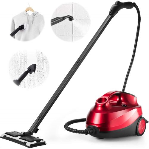  [아마존베스트]ARLIME Steam Cleaner with 19 Accessories, Multipurpose Heavy Duty Household Steamer with 1.5L Tank & Extra-Long Power Cord, Chemical-Free Cleaning for Carpet, Cars, Floors, Home us