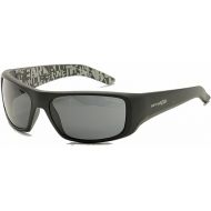 Arnette Hot Shot Adult Sunglasses - Fuzzy Black with Grey Graphics Inside
