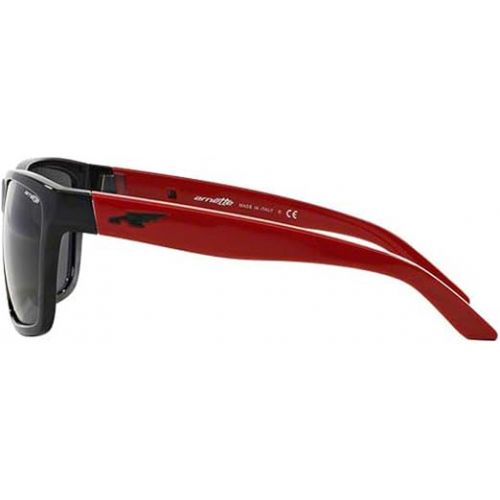 ARNETTE WITCH DOCTOR AN4177 230887 Sunglasses Black & Red Frame 59mm w/Grey Lens