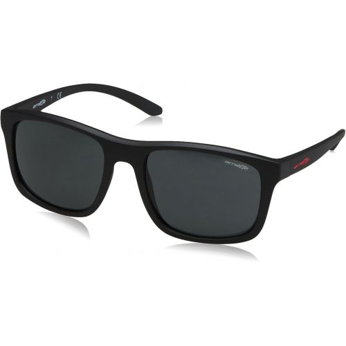  Arnette Mens Complementary Square Sunglasses, Matte Black, 57 mm