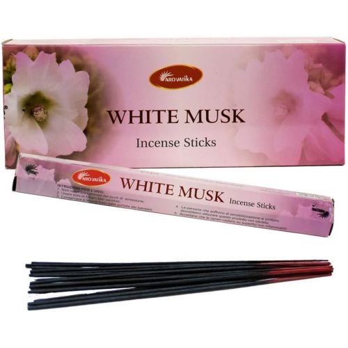  인센스스틱 ARO VATIKA White Musk Hexa Incense Sticks 6 Pack of 120 Sticks