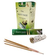 인센스스틱 ARO VATIKA Vedic White Sage Natural Masala Incense Sticks in Pack of 180 gm (15gm x 12 box) | Hand rolled in India | Best for prayer, Meditation,Relaxation, Reiki