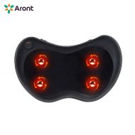 ARONT Aront Shiatsu Back Neck Massager Pillow with Heat - Deep Kneading Massage for Neck, Shoulders, Lower...