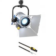 ARRI L7-C LE2 LED Fresnel with powerCON Cable (Silver/Blue, Pole Operated)