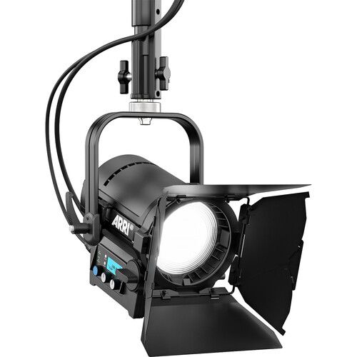  ARRI L5-C Plus RGB LED Fresnel Light with Mains Cable Kit (Black, Manual)