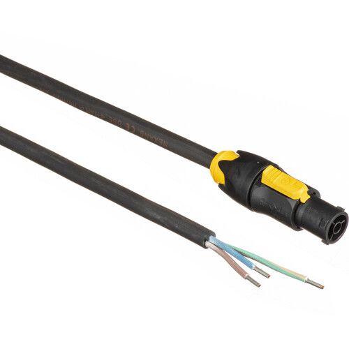  ARRI L5-C Plus RGB LED Fresnel Light with Mains Cable Kit (Black, Pole-Operated)